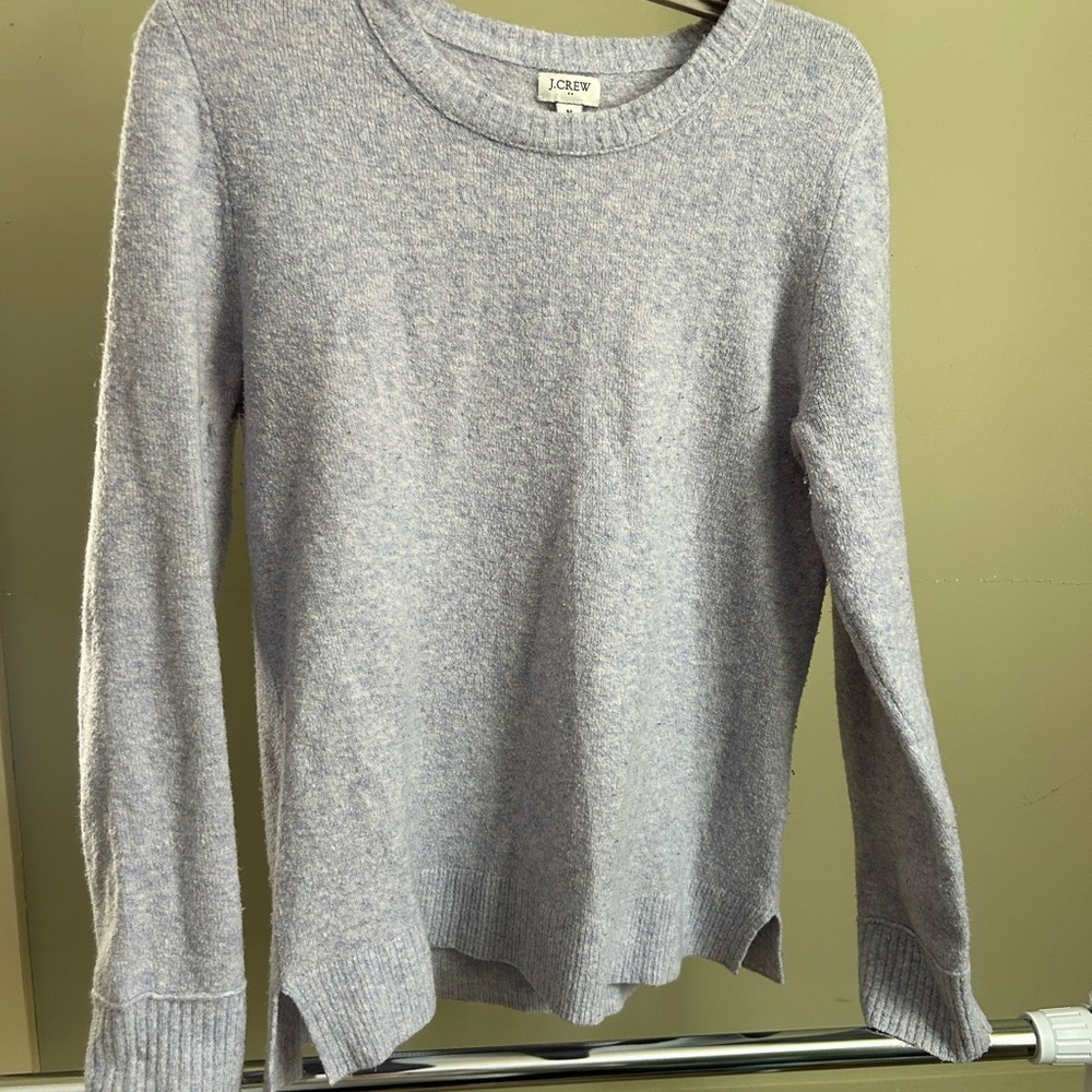 J. Crew Women's Lavender Crew Neck Sweater